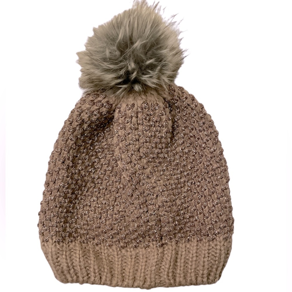Merona Pompom Beanie in Color Brown